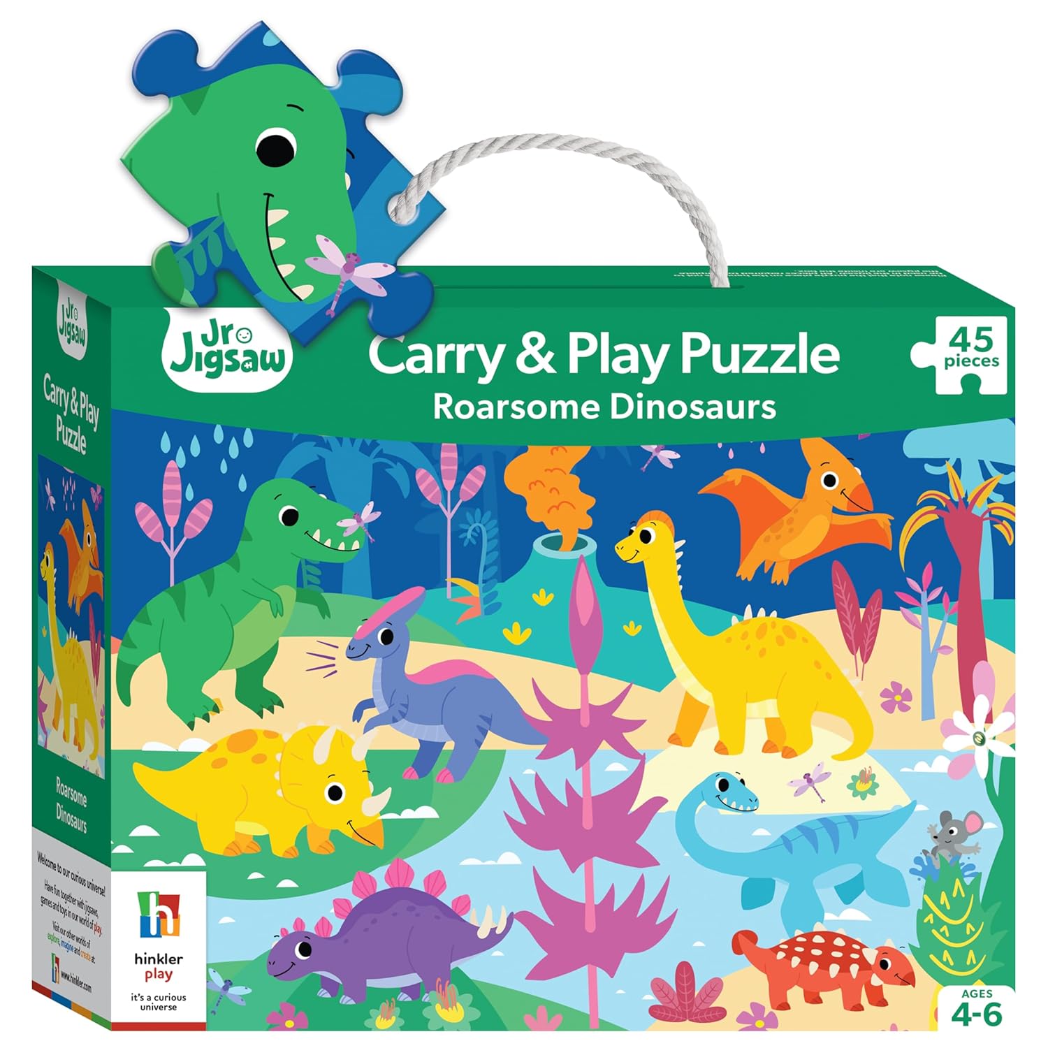 Junior Jigsaw Carry & Play - Roarsome Dinosaurs