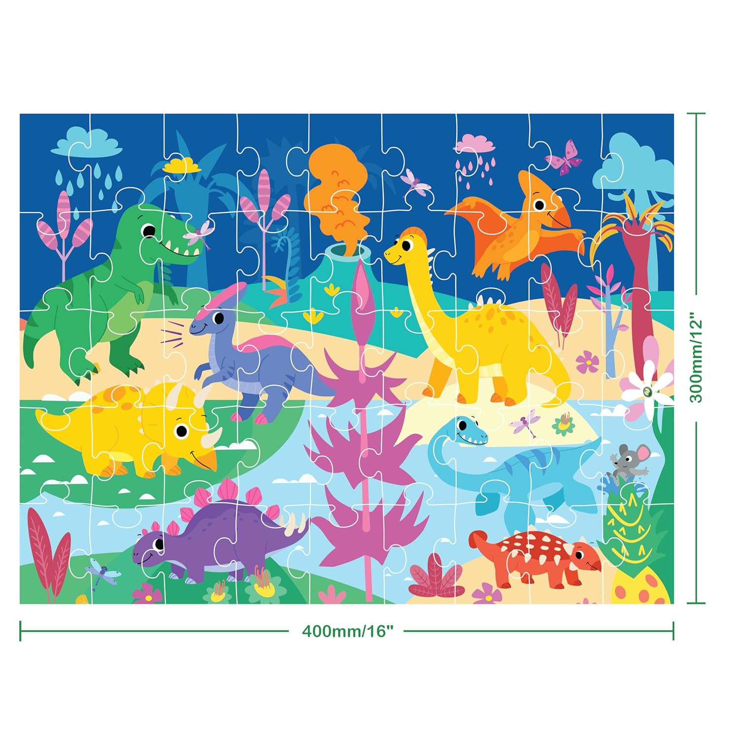 Junior Jigsaw Carry & Play - Roarsome Dinosaurs