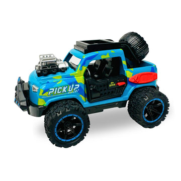 1:32 Die-Cast Off Road Monster Car With Metal Body - 2 Seater | Blue