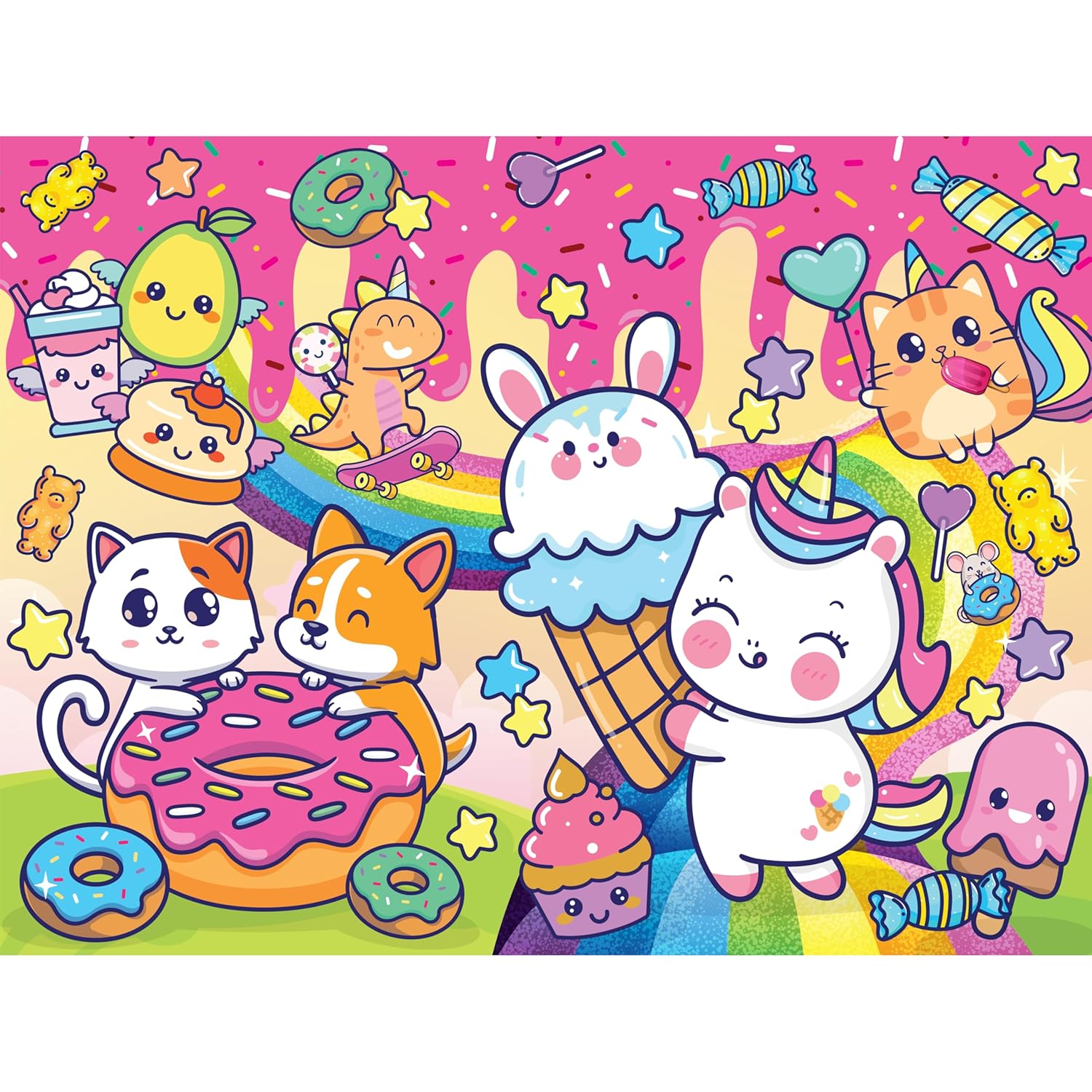 Hinkler Junior Jigsaw Carry & Play Sweet Kawaii
