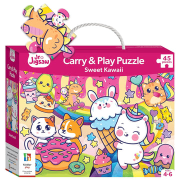 Hinkler Junior Jigsaw Carry & Play Sweet Kawaii