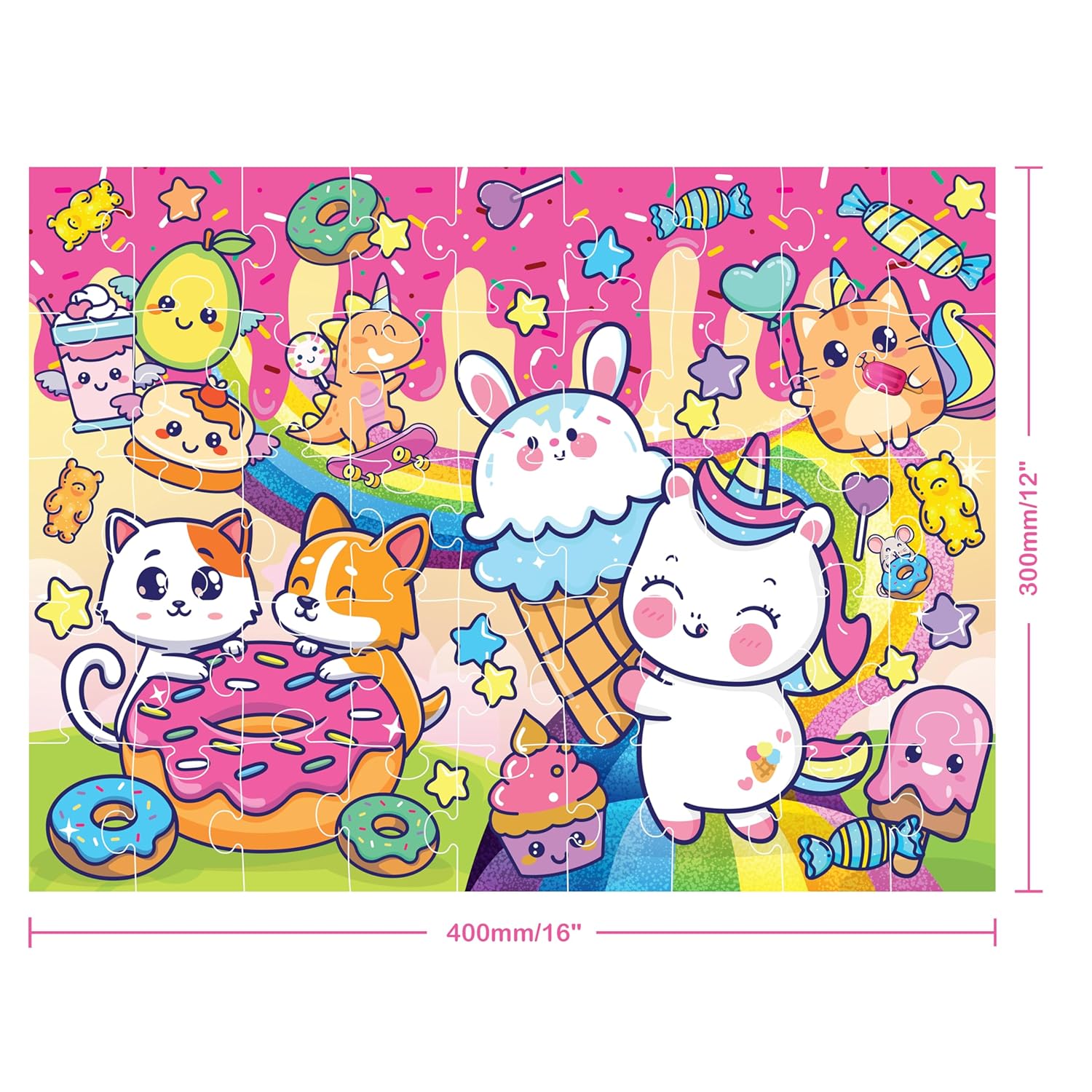 Junior Jigsaw Carry & Play - Sweet Kawaii – Tak Tak Toys