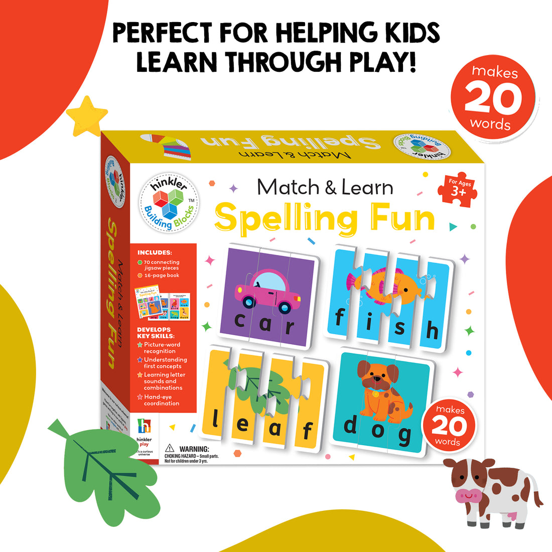 Building Blocks - Match & Learn - Spelling Fun