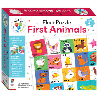 Building Blocks - Floor Puzzle - First Animals