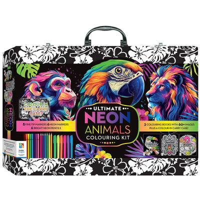 Colouring Kit - Ultimate Neon Animals