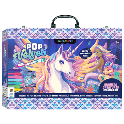 Carry Case - Kaleidoscope Pop Velvet Magical Creatures