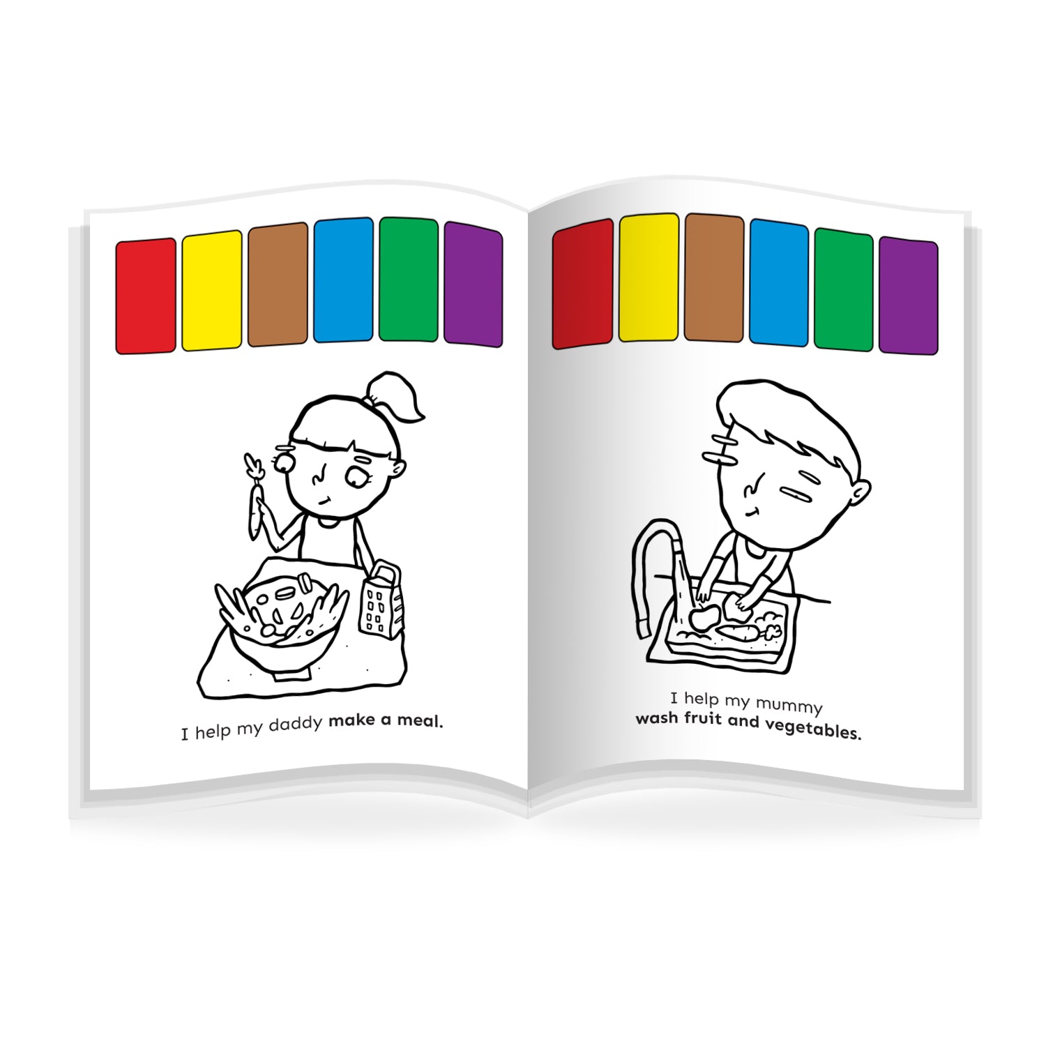 Paint Palette - Food Fun