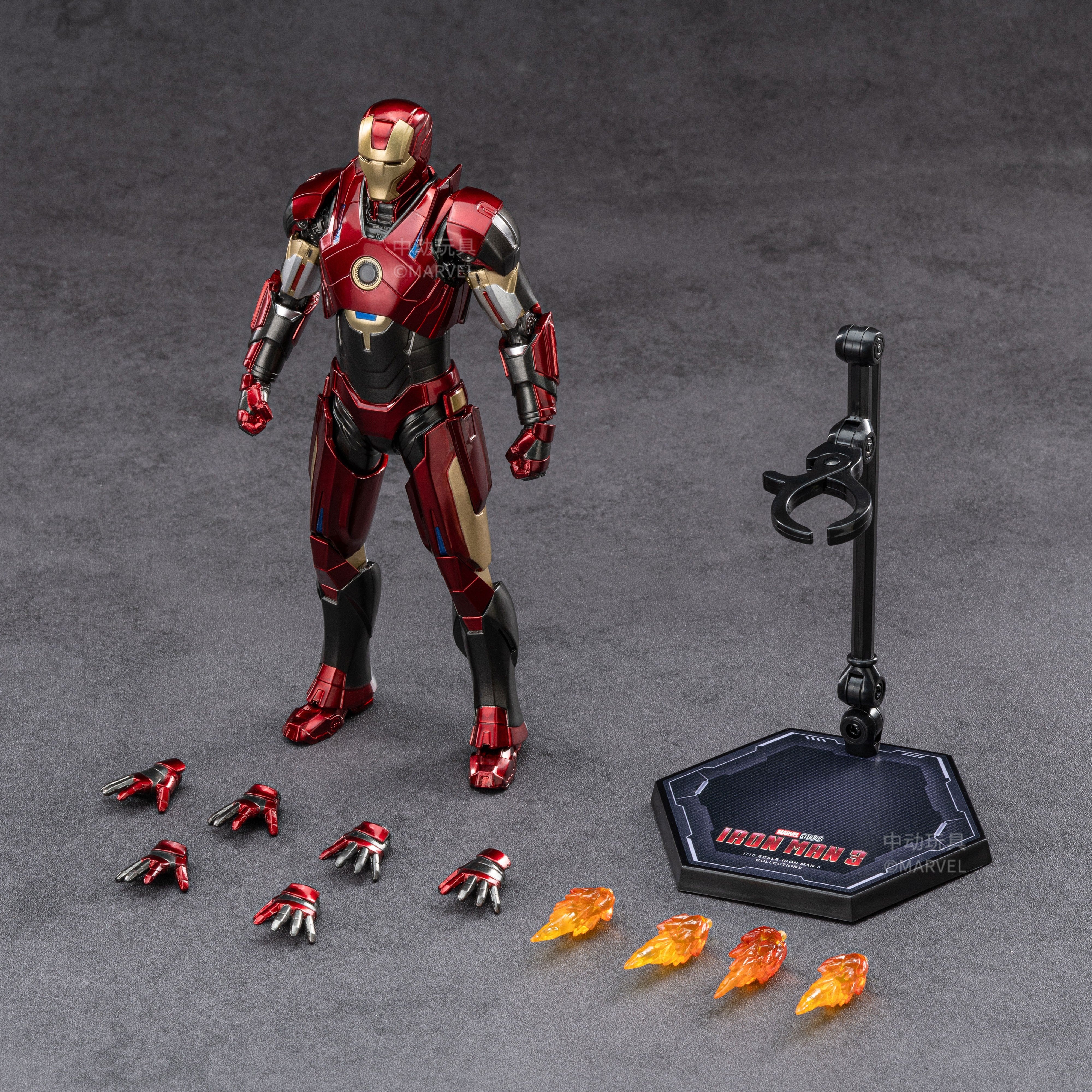 Iron Man Mark 16 Nightclub Armor Action Figure By ZD Toys - 7 Inch