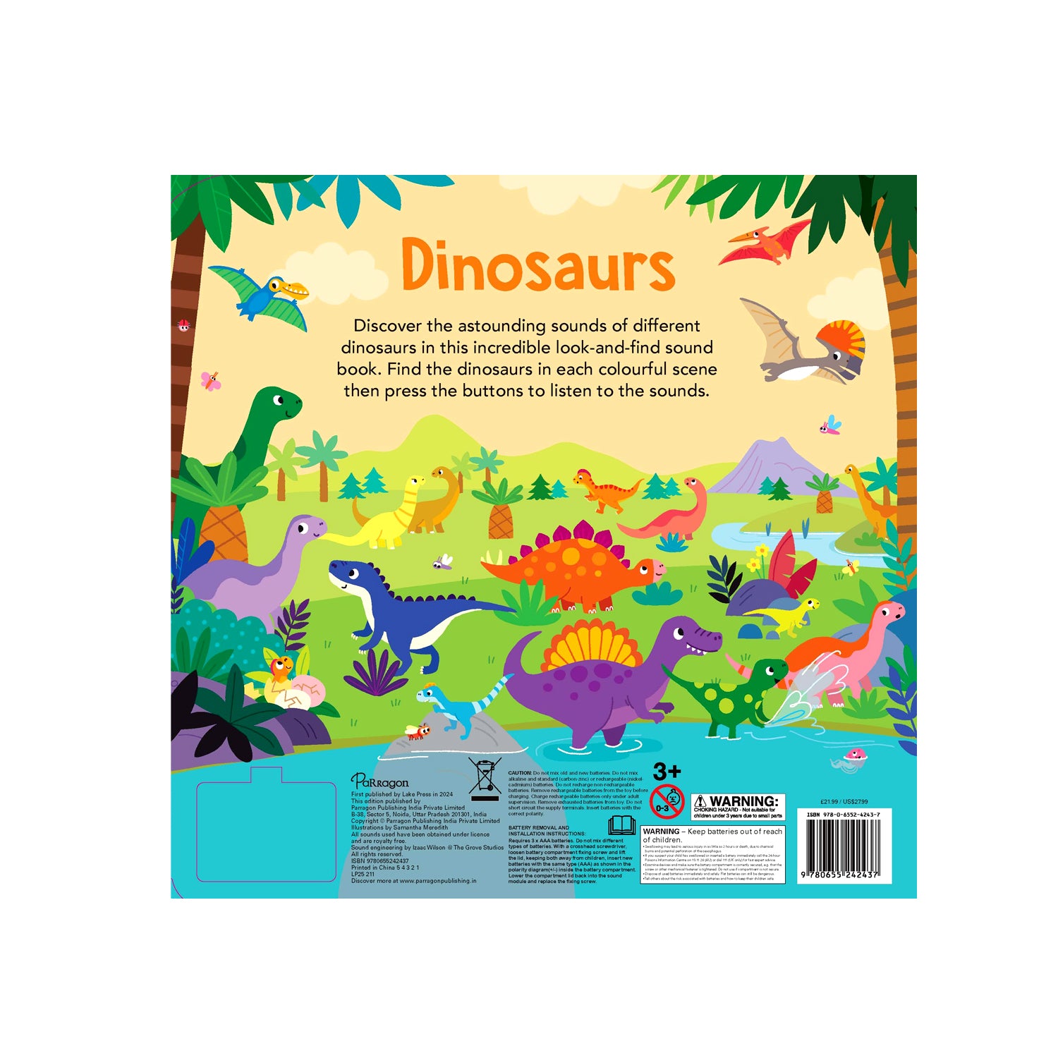 50 Sounds Book - Dinosaurs