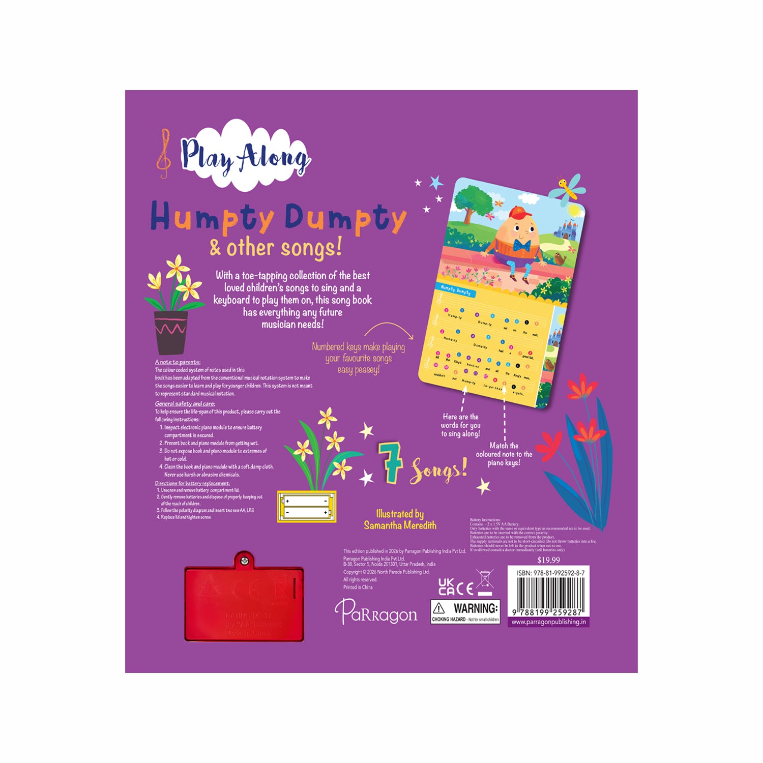 Piano Book - Play Along Humpty Dumpty & Other Songs