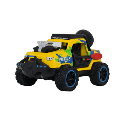1:32 Die-Cast Off Road Monster Car With Metal Body - 2 Seater | Yellow