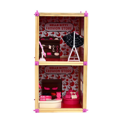Fashion Store Playset – Build & Play Wooden Dollhouse