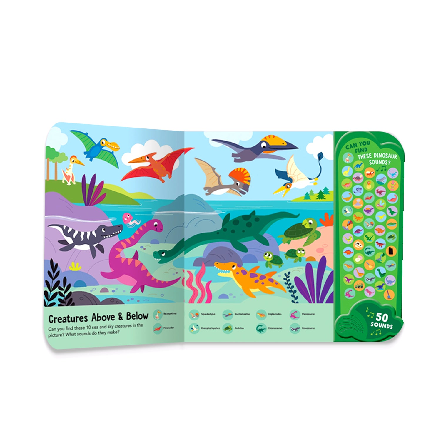 50 Sounds Book - Dinosaurs