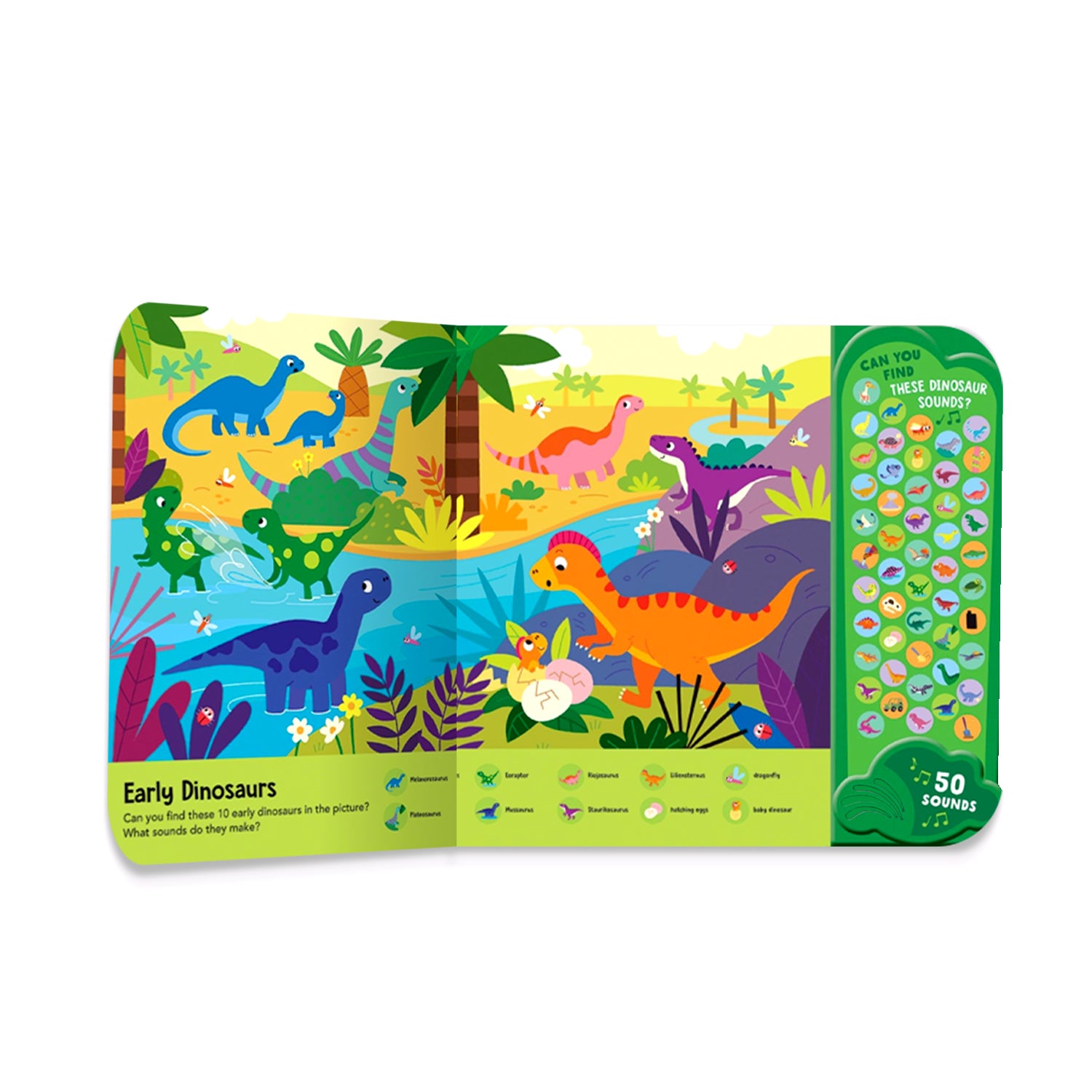 50 Sounds Book - Dinosaurs