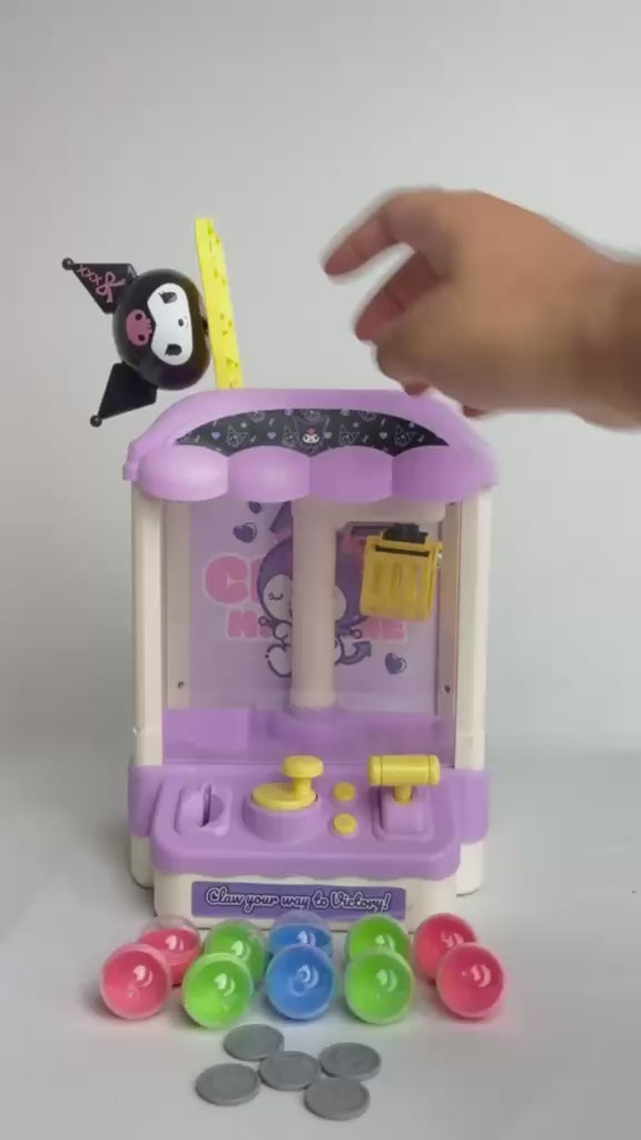 Hello Kitty Kuromi Claw Machine - Mini Arcade Toy, Ages 3+ Years