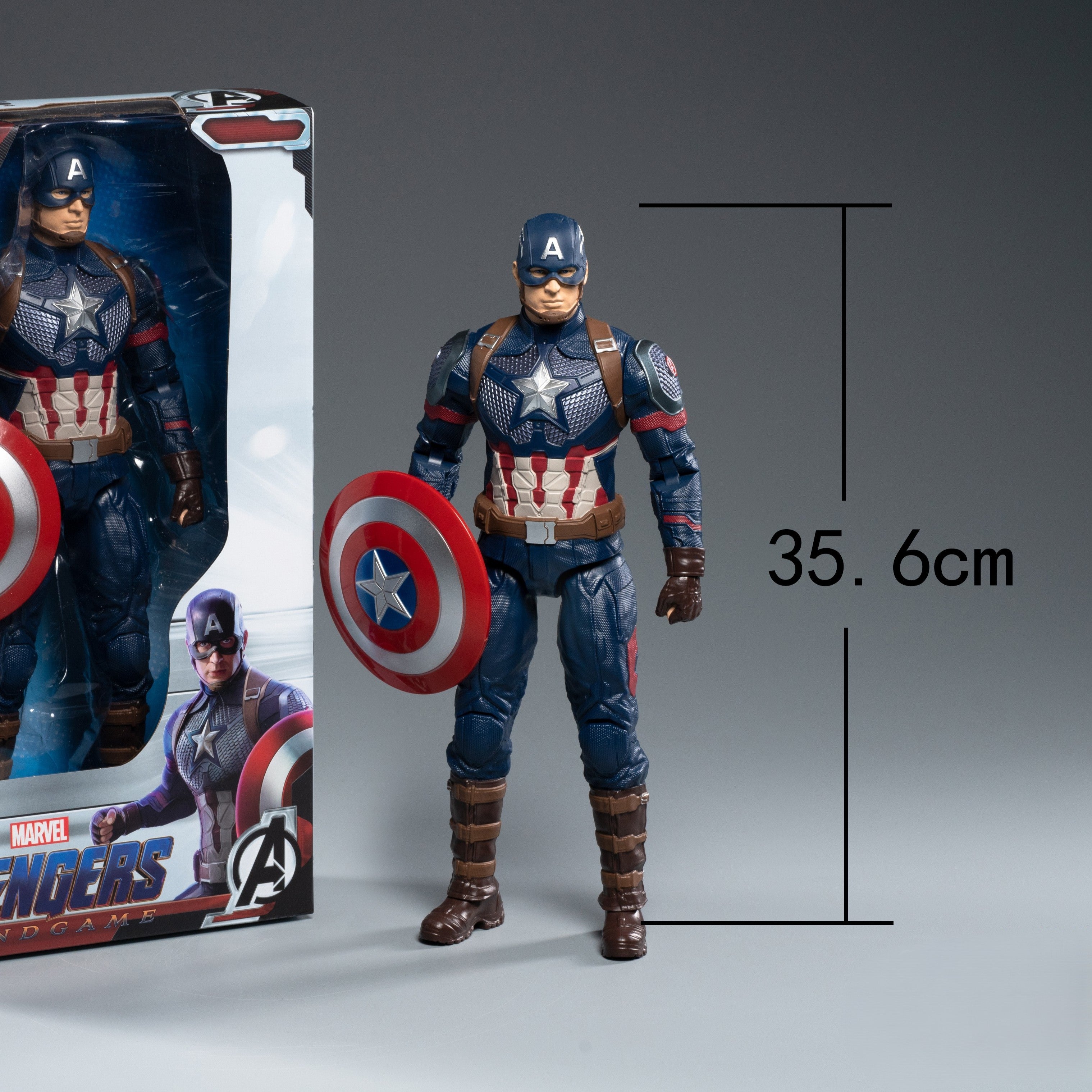 Captain America フィギュア 本体 Captain America Action Figure By ZD Toys - 14 Inch | Ages 15+